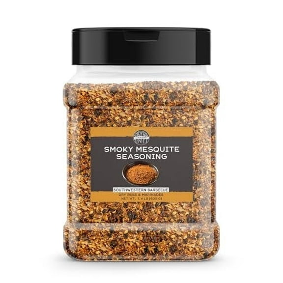 Birch & Meadow Smoky Mesquite Seasoning, 1.4 lb, Savory & Smoky Flavors, Barbecue, Dry Rubs & Marinades