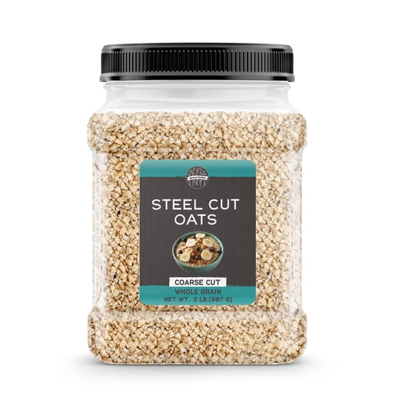 Birch & Meadow Steel Cut Oats, 2 lb, Whole Grain, Irish Oatmeal, Breakfast
