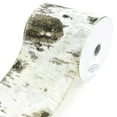 thumbnail image 1 of Birch Tree Canvas Wired Ribbon, 4-Inch, 10-Yard, 1 of 1