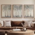 thumbnail image 1 of Birch Tree Forest Botanical Light Academia Vintage Wall Art Print Set 3 Stretched Canvas 16x24, 1 of 3