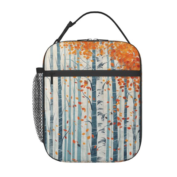 Birch Tree Lunch Bag Portable Thermal Lunch Box for Men and Women