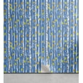 thumbnail image 1 of Birch Tree Peel & Stick Wallpaper, Woodland with Pastel Deciduous Autumn Leaves Fall Retro Twigs Branches, Self-Adhesive Living Room Kitchen Accent, 3 Sizes, Blue Orange White, by Ambesonne, 1 of 6