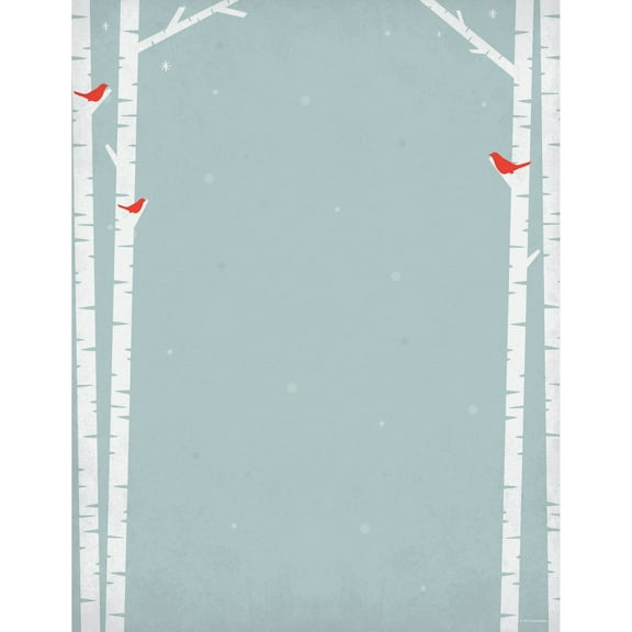 Birch Tree Silouette