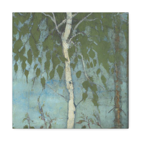 Birch Tree in Bloom - Canvas