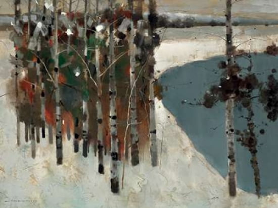 Birch Trees Canvas Art - Law Wai Hin (18 x 24)