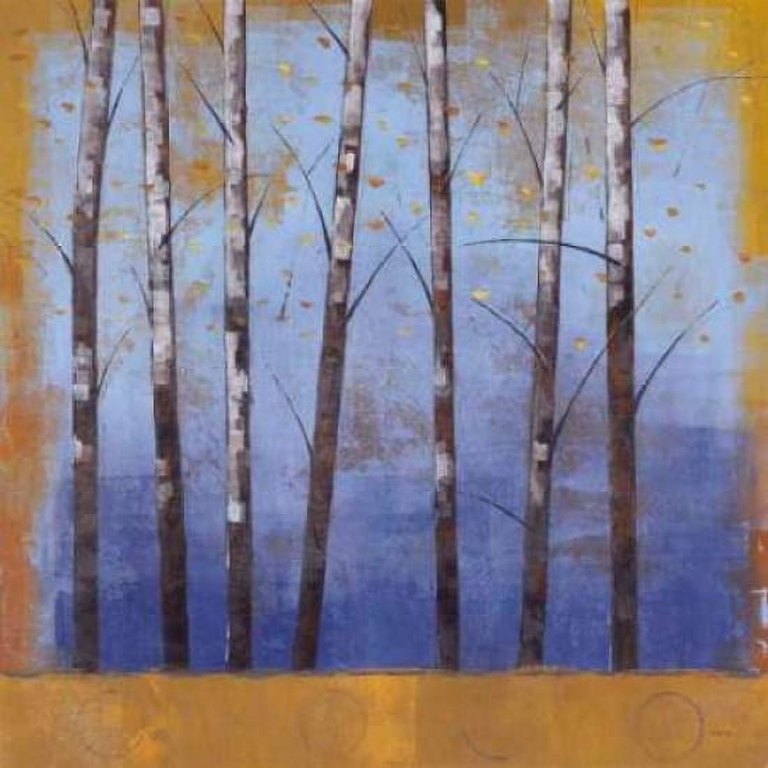 Birch Trees II Canvas Art - Cheryl Martin (24 x 24)
