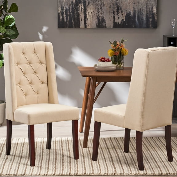 Birch Wood Legs Dining Chairs [Set of 2] / Provide Durable and Attractive Structure