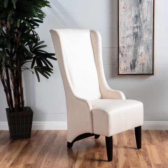 Birch Wood Legs Upholstered Chair / Provide Durable Dining Seating