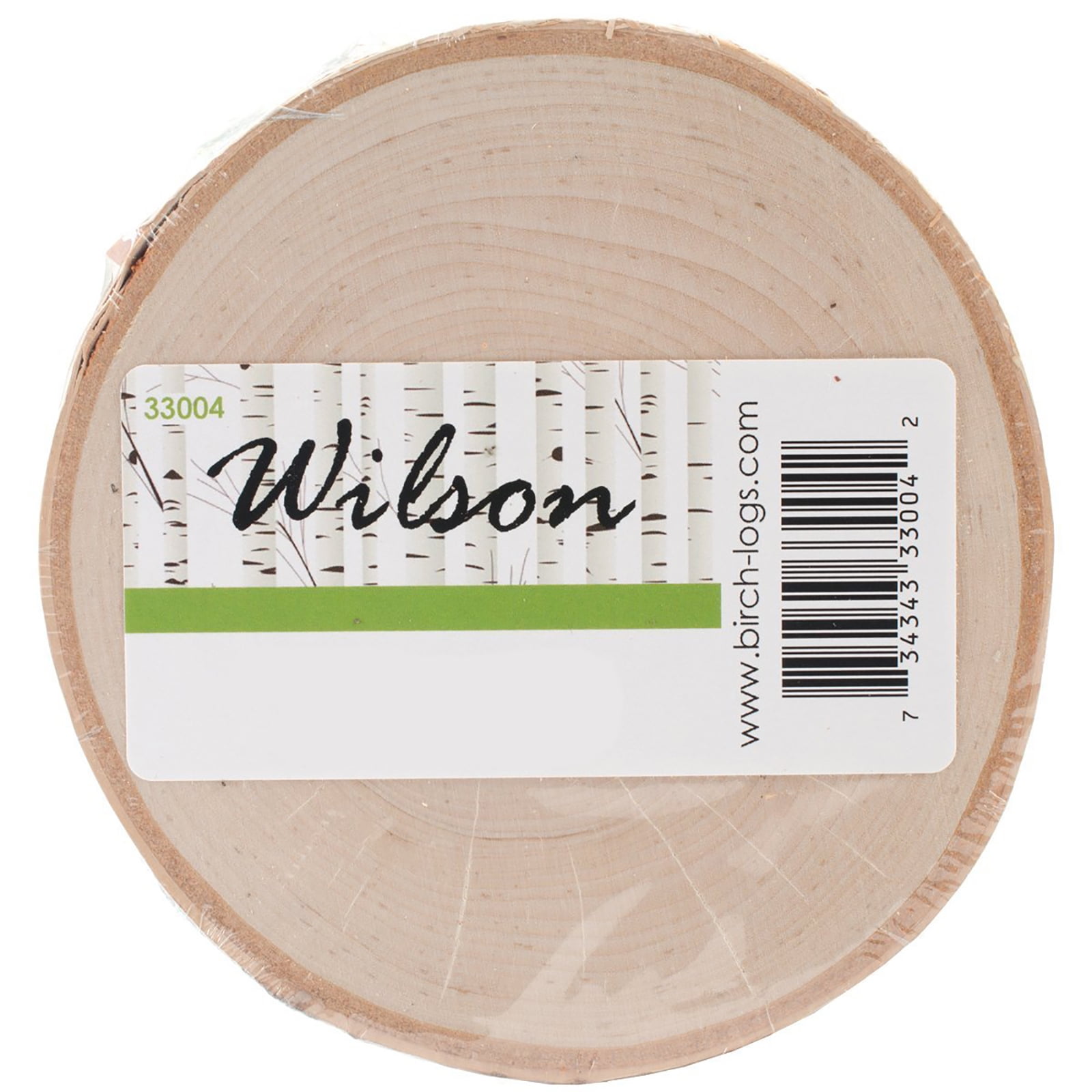 Birch Wood Rounds Thick, Small Pack - Walmart.com