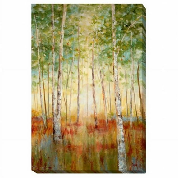Birch Woods Canvas Giclee Art - 16 in.
