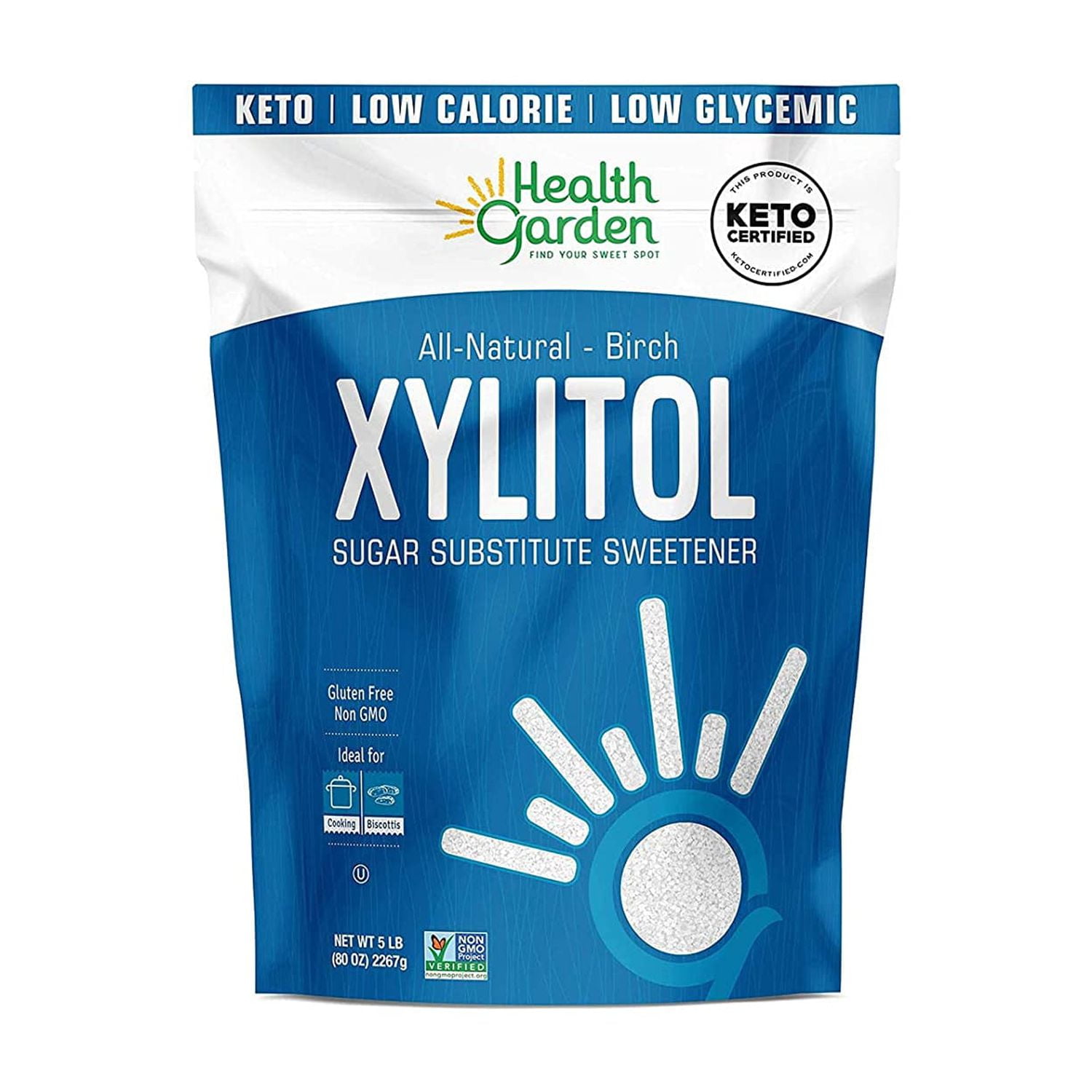 Birch Xylitol Sweetener Pure Birch Xylitol Non GMO, Kosher, Made in