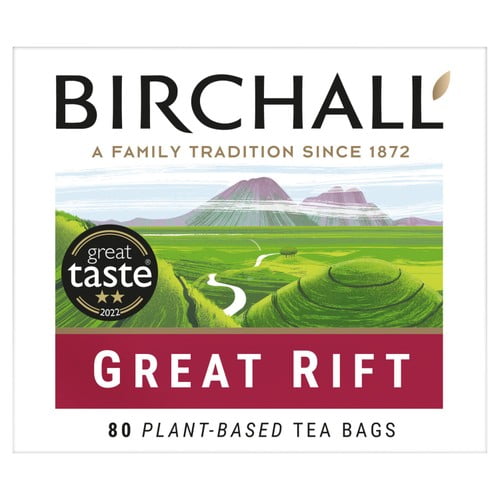 Birchall Great Rift Breakfast Blend Everyday Tea Bags 80's, British Import (Pack of 2)