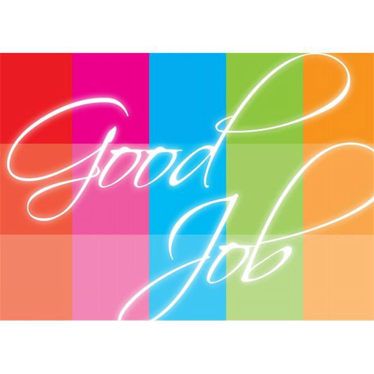Birchcraft Studios 2058 Rainbow Color-Block Good Job - Gold Lined ...