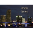 thumbnail image 1 of Birchcraft Studios 2109 Miami at Night - Gold Lined Envelope with White Lining - Red Ink - Pack of 25, 1 of 1