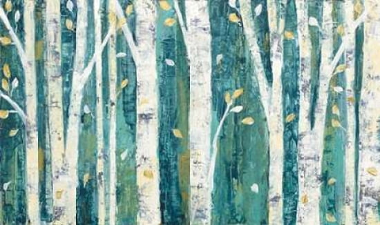 Birches in Spring Canvas Art - Julia Purinton (12 x 18)