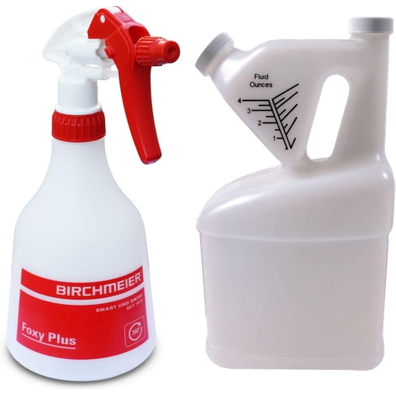 Birchmeier Foxy Plus 360 Hand Sprayer with Tip N' Measure 1/2 Gallon Container (Bundle, 2 Items)
