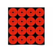 Birchwood Casey Target Spots Orange Bright High-Contrast Self-Adhesive Bulls Eyes Paper Shooting Targets, 1.5", 160 Pack