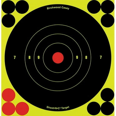 Birchwood Casey 6in. Shoot N C Adhesive Targets, 10 Pack, 2.4oz