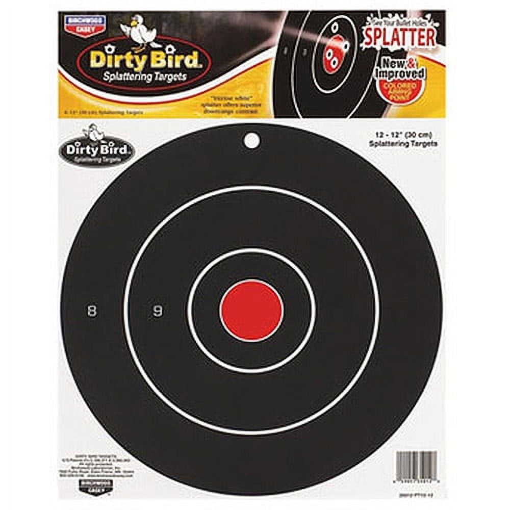 Birchwood Casey Non-Adhesive Dirty Bird Bull's-Eye Large Targets ...