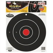 Birchwood Casey Non-Adhesive Dirty Bird Bull's-Eye Large Targets Practice Shooting for Indoor and Outdoor Use, 12" - 12 TARGETS