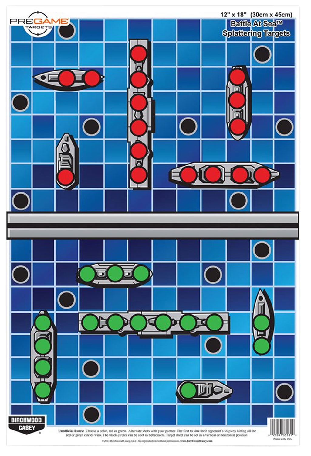 Birchwood Casey Pregame Battle at Sea 12 x18 Shooting Target 8 pk -  Walmart.com