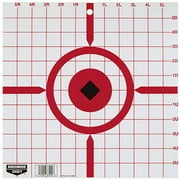 Birchwood Casey Rigid 12" High-Contrast Corrugated Paper Shooting Targets for Short or Long Range Target Use - 10 Targets