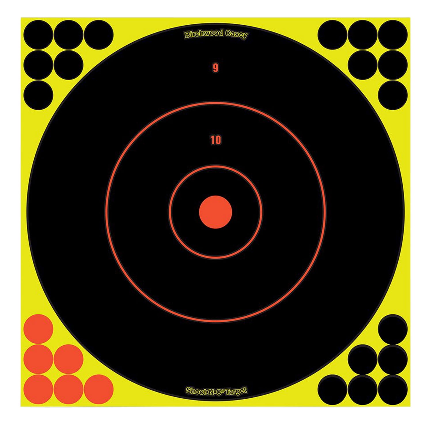 Birchwood Casey Shoot-N-C 12" Bull's-Eye Target, 12pk