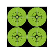 Birchwood Casey Target Spots 3" Self-Adhesive High-Contrast Atomic Green Paper Shooting Targets for Gun Practice - 40 Targets