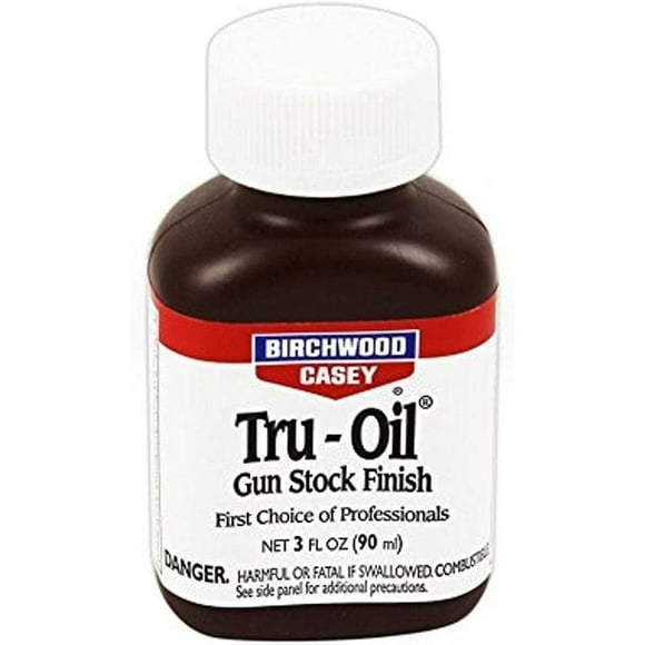 Birchwood Casey Tru Oil Gun Stock Finish, Fast Drying, Water Resistant, Multicolor, 3 oz