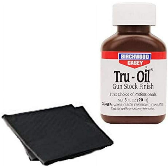 Birchwood Casey Tru-Oil Gun Stock Finish with Two Disposable Absorbent Pads