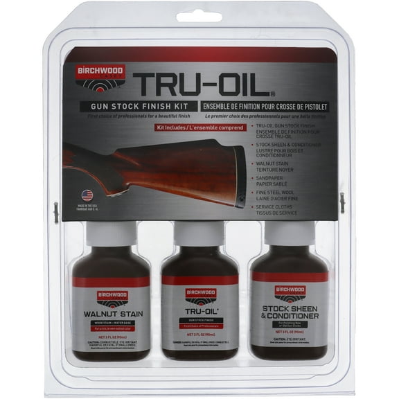 Birchwood Casey Tru Oil Stock Finish 9 Piece Kit