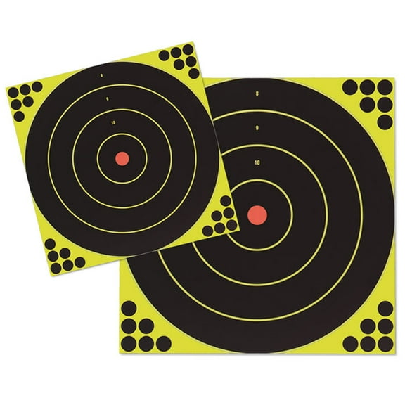 341850 Bw Casey Shoot-N-C 17.25" Round Targets 5 Sheet Pack, multi, One Size