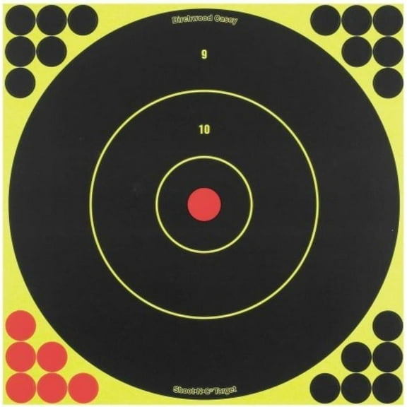 Birchwood ShootNC 12" Self-Adhesive Targets 5 - Pak