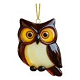 thumbnail image 1 of Bird 2D Acrylic Christmas Decorative Pendan, Ornament for Christmas Tree, Handcrafted Holiday Decoration, Bird Collection- Owl, 1 of 5