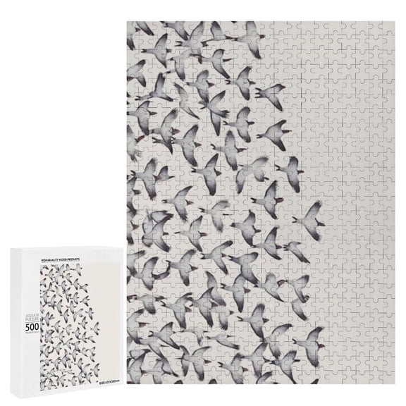 Bird 500 Piece Puzzle, Brain-Boosting Jigsaw for Family Entertainment, Great for Game Nights and Birthdays