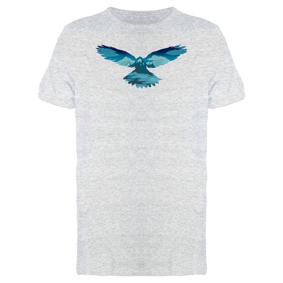 Bird And Mountains Landscape Tee Men's -Image by Shutterstock