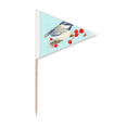 thumbnail image 1 of Bird Animal Magpie Grayhead Toothpick Triangle Cupcake Toppers Flag, 1 of 3