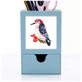 thumbnail image 1 of Bird Animal Magpie Redhead Desk Supplies Organizer Pen Holder Card, 1 of 3