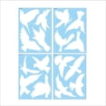 thumbnail image 1 of Bird Anti-Collision Window Stickers White Removable Electrostatic Glass Decorative Stickers Warning, 1 of 6