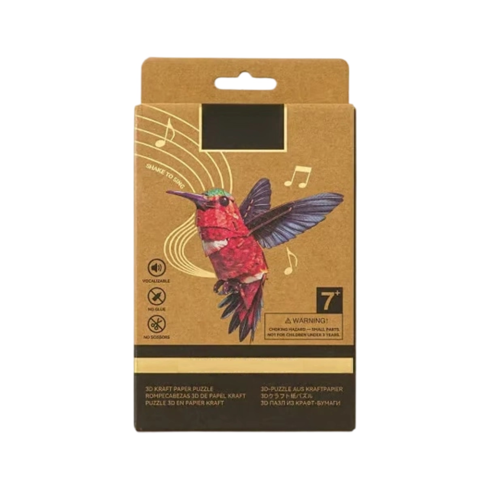 Hummingbird Building Blocks Bird Assembling Kit - Diy Cardboard Model Building Set, 3D Puzzle Craft ...