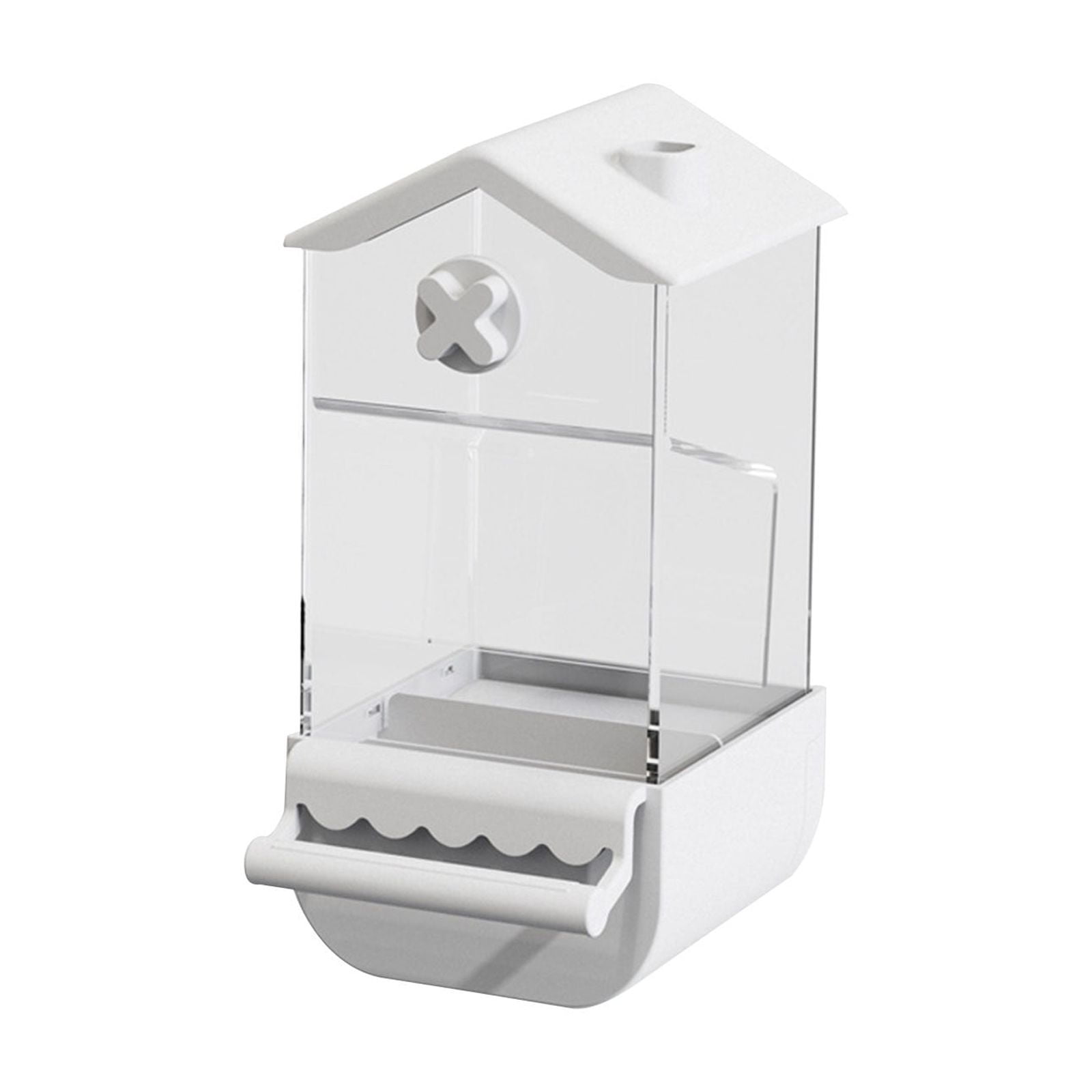 Bird Automatic Feeder Bird Feeding Bowl Scattering and Splashing Parrot Automatic Feeder Bird