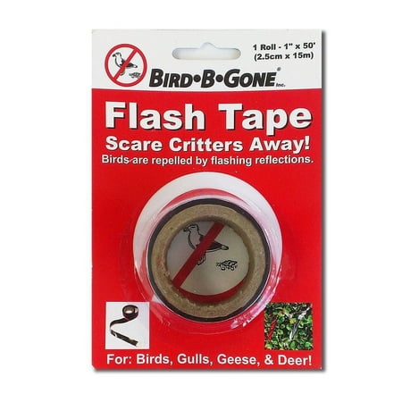 Bird B Gone 1ft. X 50ft. Animal Repellent Flash Tape Roll MMFT-050