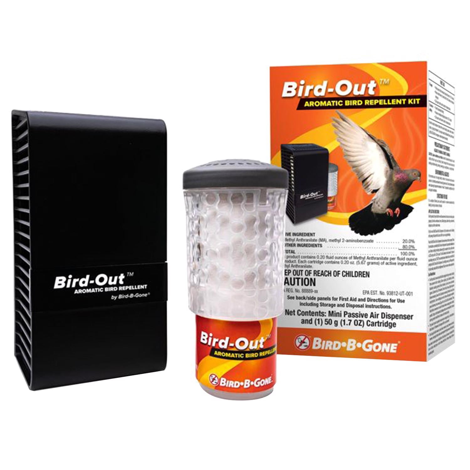 BirdBGone Outdoor BirdOut Repellent Kit Keeps Birds Away, Assorted Species, 1 pk