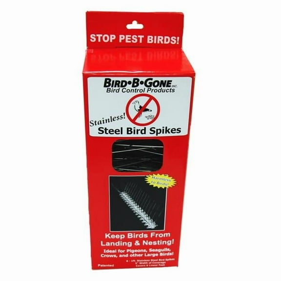 Bird B Gone Inc.  5'' Stainless Steel Bird Spikes