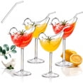 thumbnail image 1 of Bird Bam Glasses Set of 4/2/1 – 5oz Bird Shaped Cocktail Wine Glass, Unique Crystal Glass for Champagne, Mixed Drinks, Party Wedding Decor 1PC, 1 of 7