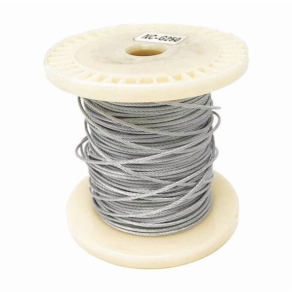 Netting Perimeter Cable,5" L,Silver nc-g250