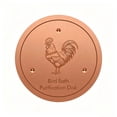 thumbnail image 1 of Bird Bath Copper Disc,0.6mm Reinforced 99.99% Pure Copper Cleaning Disk for Physical Safe Clean Water for Outdoor Birdbaths, 1 of 4