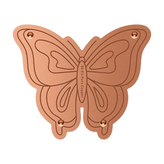Bird Bath Copper Disk, 4" Reinforced 99.99% Pure Copper Cleaning Disk for Physical Safe Clean Water All-Season, Universal Fit for Outdoor Birdbaths, Bowl, Bird Bath Solar