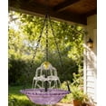 thumbnail image 1 of Bird Bath Fountain Birdbath Fountain Solar Powered Hanging Design for Outdoor Garden Backyard Decoration, 1 of 5