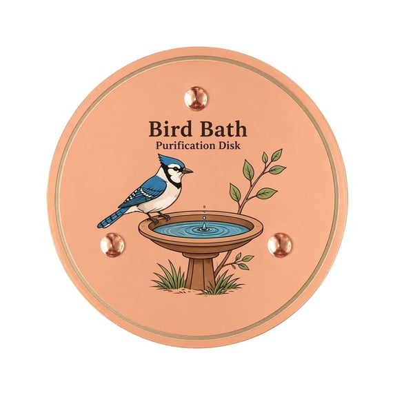 Bird Bath Water Purifier Discs Natural Enzyme Cleaner For Bird Baths Outdoor Garden Pond Water Treatment
